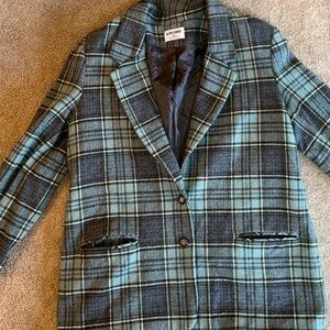 Alfred Dunner Vintage Plaid Women's Jacket sz 14
